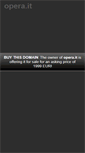Mobile Screenshot of opera.it