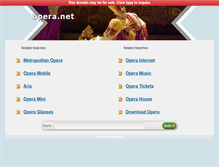 Tablet Screenshot of opera.net