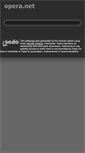 Mobile Screenshot of m.opera.net